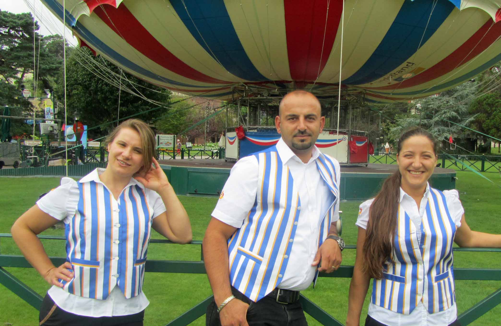 SD Leisure Staff Wearing Waistcoats Manufactured In The UK